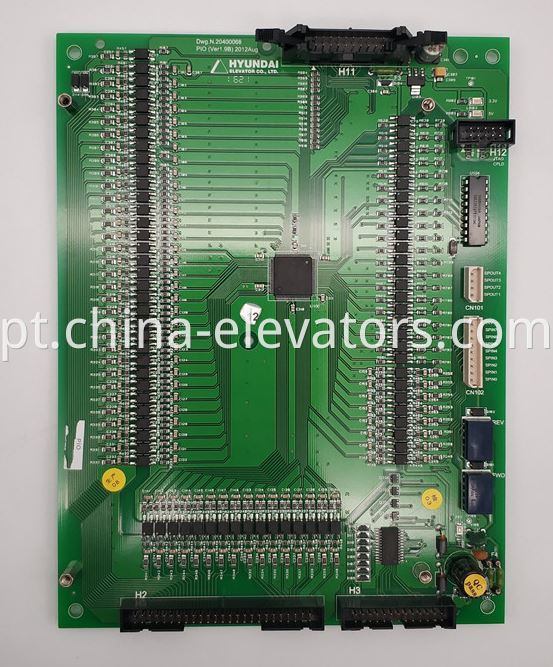Hyundai Elevator Pio placa ver1.8 / 20400068 Hyundai Elevator PIO Board Ver1.8 / 20400068